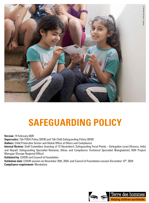 Cover Child Safeguarding Policy