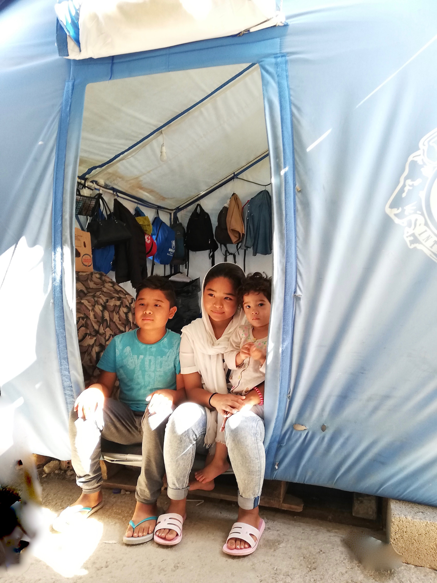 refugee family