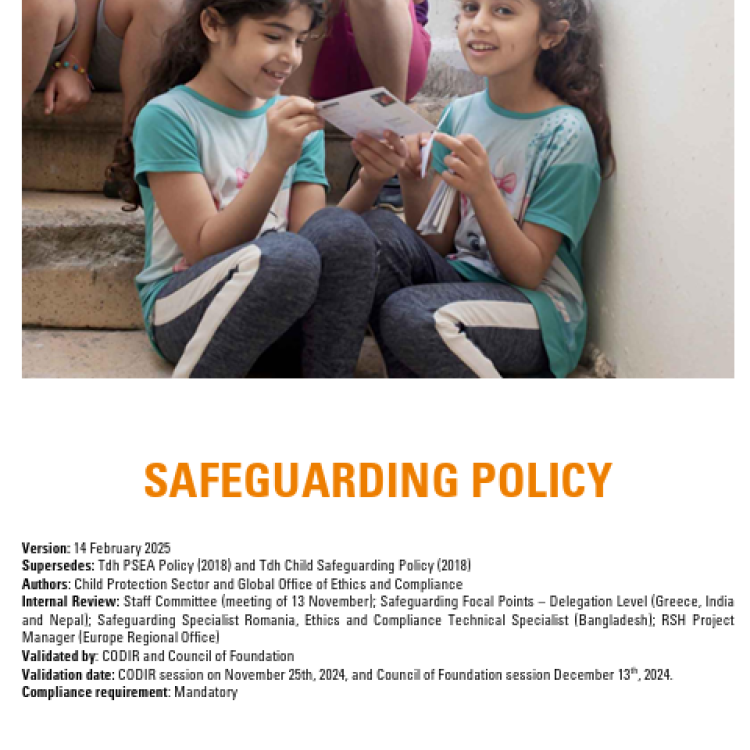 Cover Child Safeguarding Policy